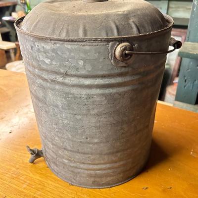 Vintage Galvanized Delphos Water Cooler