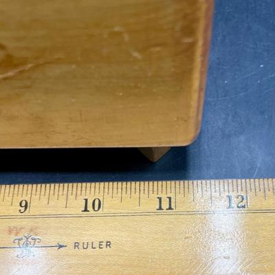 Cedar Trinket/Sewing Box with Hinged Lid