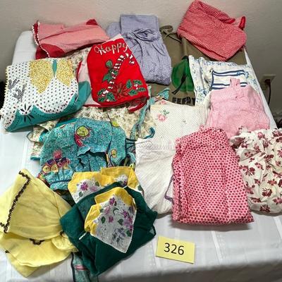 Vintage linens/ Aprons/ ect.