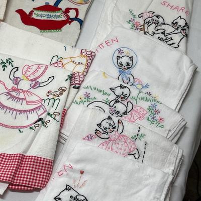 Embroidered items