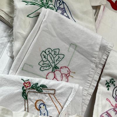 Embroidered items
