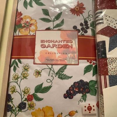 PLASTIC TABLECLOTHS, DISPOSABLE DINNERWARE, STORAGE BAGS AND MORE