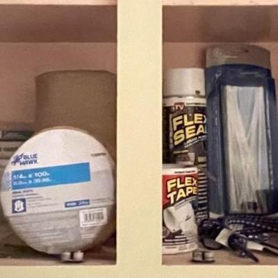 TIE, TAPE AND BIND ITEMS PLUS MORE