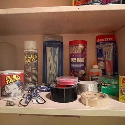 TIE, TAPE AND BIND ITEMS PLUS MORE