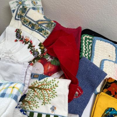 Big lot of towels and other