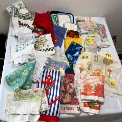 Big lot of towels and other