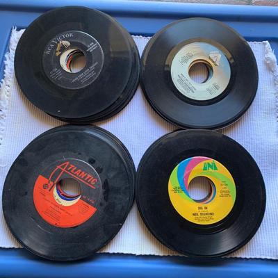 Lot 510: Record Collection: 45s: The Beatles, Journey, Michael Jackson, James Taylor, Fleetwood Mac & Many Others