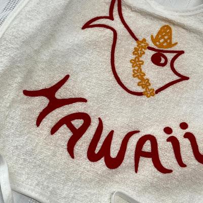 Vintage Hawaiian bibs & baby shorts.