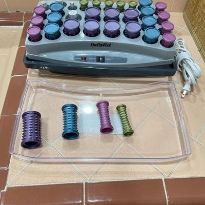 ELECTRIC HAIR CURLERS, MAKEUP BAG AND MORE
