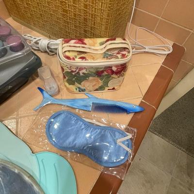 ELECTRIC HAIR CURLERS, MAKEUP BAG AND MORE