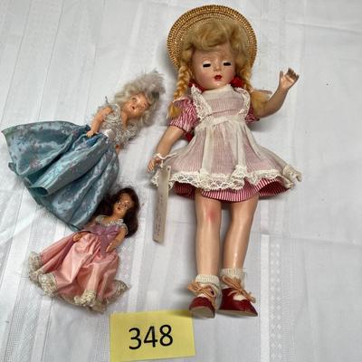 3 Vintage dolls