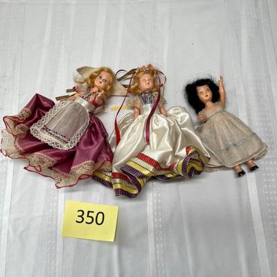 Lot of 3 Nancy Anne Storytime Dolls