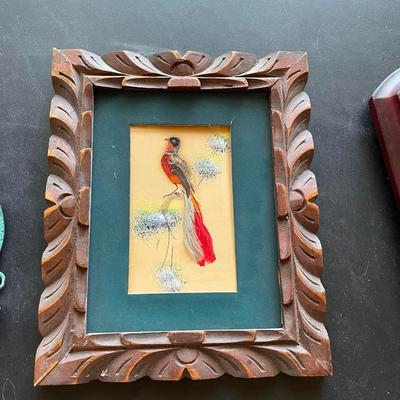 BAROMETER AND A COLLECTION OF WALL HANGINGS