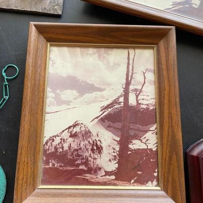 BAROMETER AND A COLLECTION OF WALL HANGINGS