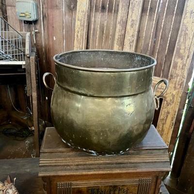 Vintage Brass Cauldren