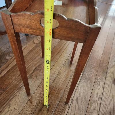 Vintage Small Solid Wood Side table 11x9x18