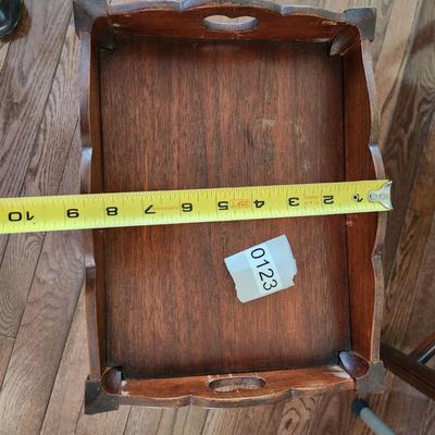 Vintage Small Solid Wood Side table 11x9x18