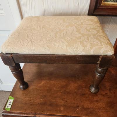 Vintage Footstool Footrest Ottoman