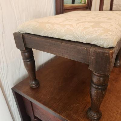 Vintage Footstool Footrest Ottoman