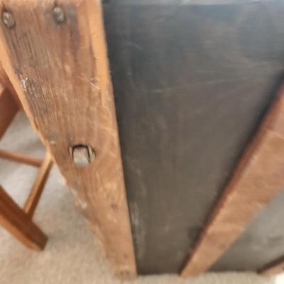 Antique Victorian Dome Hump back Steamer Trunk
