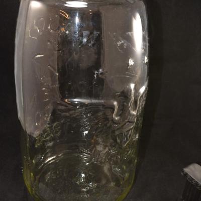 Vintage Mason's Eagle 5 Gallon Pickle Jar w/ Bale Handle and Lid 18.5