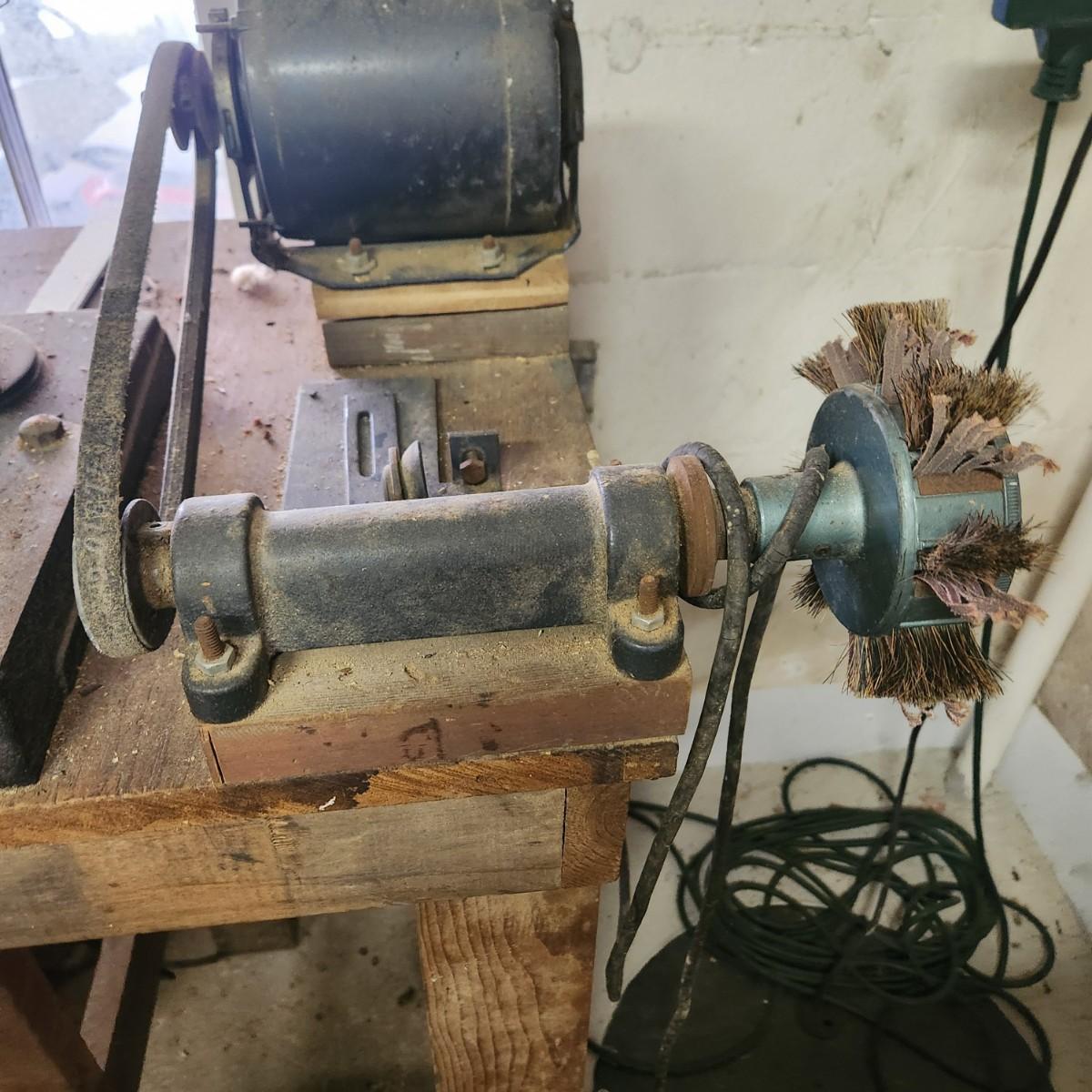 Delta 8" Bench Drill Press with stand and attached Grinder
