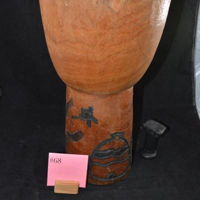 Vintage Djembe Drum Shell, Africa