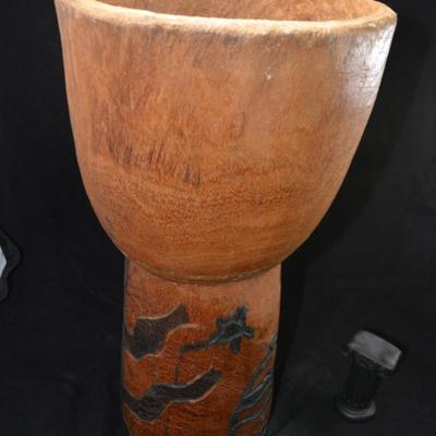 Vintage Djembe Drum Shell, Africa