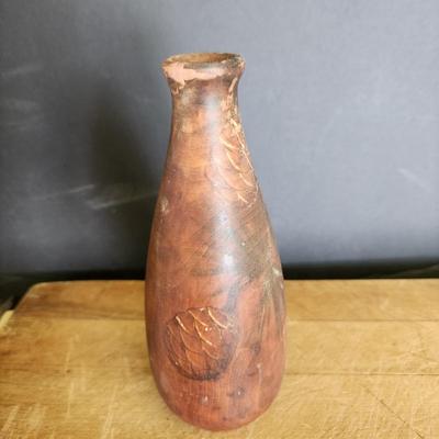 Vintage Small Turned Vessel vase