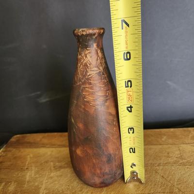 Vintage Small Turned Vessel vase