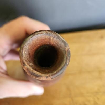Vintage Small Turned Vessel vase