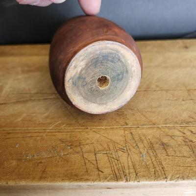 Vintage Small Turned Vessel vase
