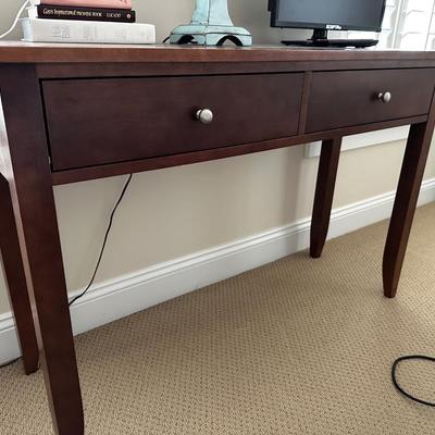 Wooden Sofa Table, 2 drawers