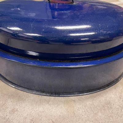 Blue Roaster Pan with Lid