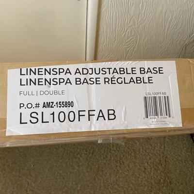 NIB LINENSPA ADJUSTABLE FULL/DOUBLE BED BASE