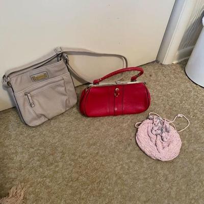 VARIETY OF PURSES AND BAGS