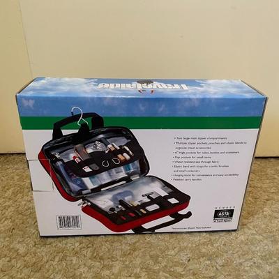 LUGGAGE, NEW TRAVEL KIT, NECK PILLOW AND TRAVEL ALARM CLOCK