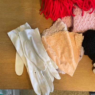 KNIT SCARVES AND GLOVES