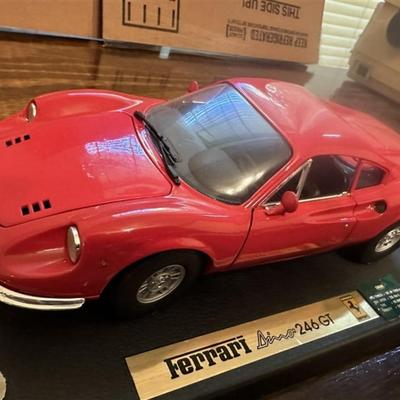 8 Ferrari Dino 246 GT Die Cast Car