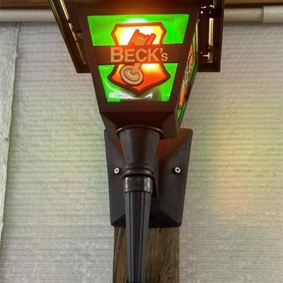 106 Vintage Glass Beck's Beer Light