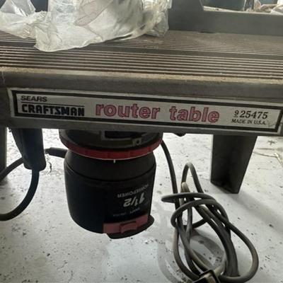 134 Craftsman Router w/Table