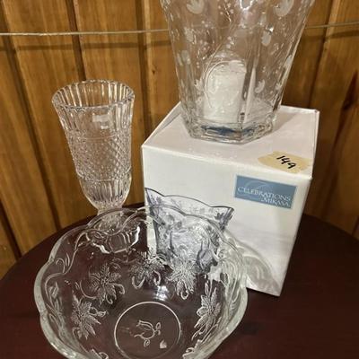 149 Mikasa Bowl / Small Vase / Glass Bowl