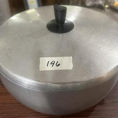 196 Vintage Bounty Stainless Aluminum Pot