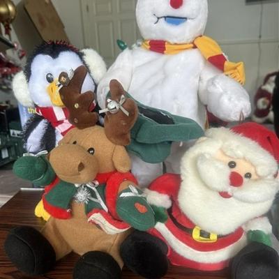 209 ~ 4 Pieces Mechanical Dancing Frosty and Friends