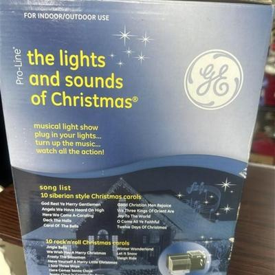 210 GE Lights and Sound of Christmas ~ Amazing Box to Plug In Christmas Lights ~ Box Plays Many Songs & Lights Move & Blink To The Music...