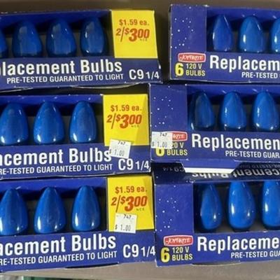 211 C9 Replacement Bulbs - Around 200+ Bulbs Plus One Strand of Lights