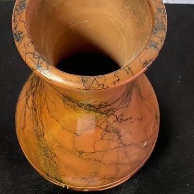 Beautiful Signed Pottery Vase