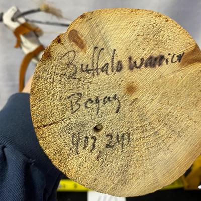 Buffalo Warrior Signed Doll
