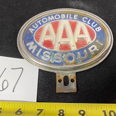 Vintage Auto Club License Plate Topper