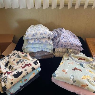 LADIES PAJAMAS AND MISC TOPS